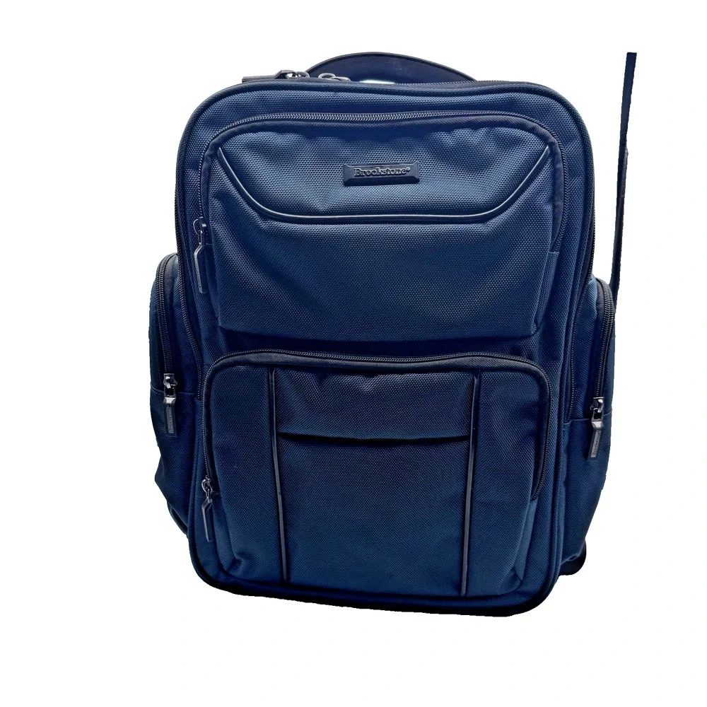 Brookstone Laptop Tablet Bryce Collection Business Backpack Blue